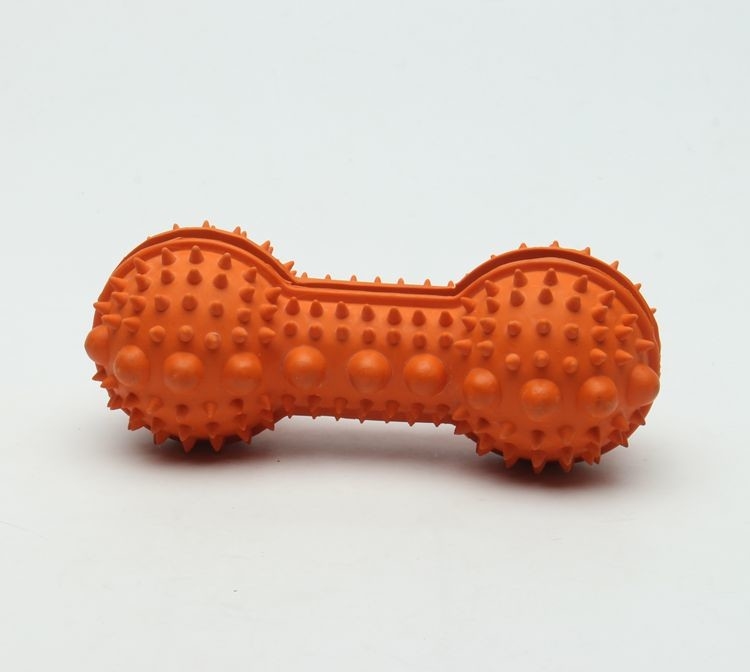 Eco - Friendly Dog Food Dispenser Toy  Strong Bone Shape Long Service Life