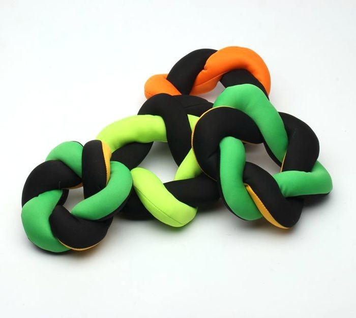 Donut Shape Chewable Dog Toys /  Durable Soft Chew Toys For Puppies