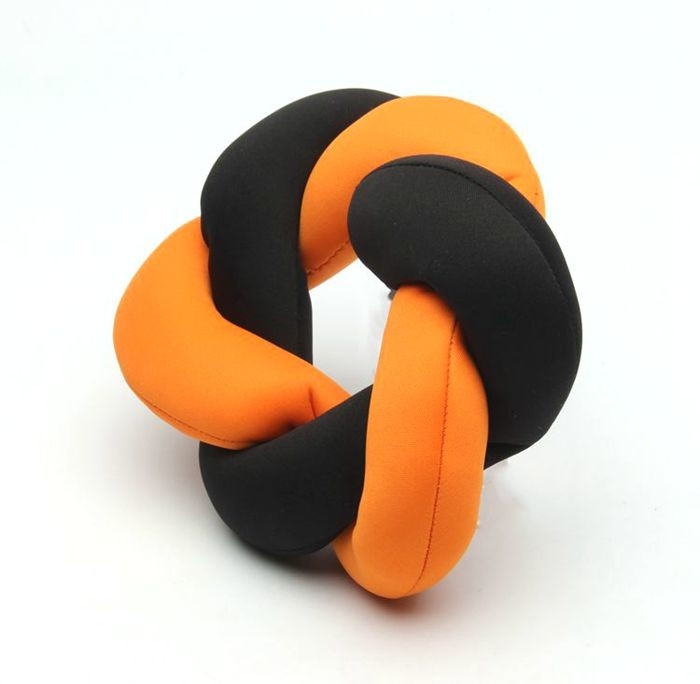 Donut Shape Chewable Dog Toys /  Durable Soft Chew Toys For Puppies