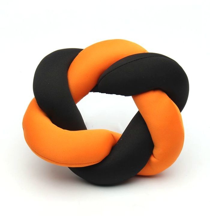 Donut Shape Chewable Dog Toys /  Durable Soft Chew Toys For Puppies